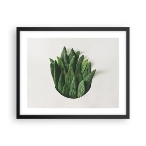 Poster in cornice nera - Curiosità irrefrenabile - 50x40 cm