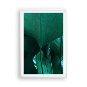 Poster in cornice bianca - Verso la luce - 61x91 cm