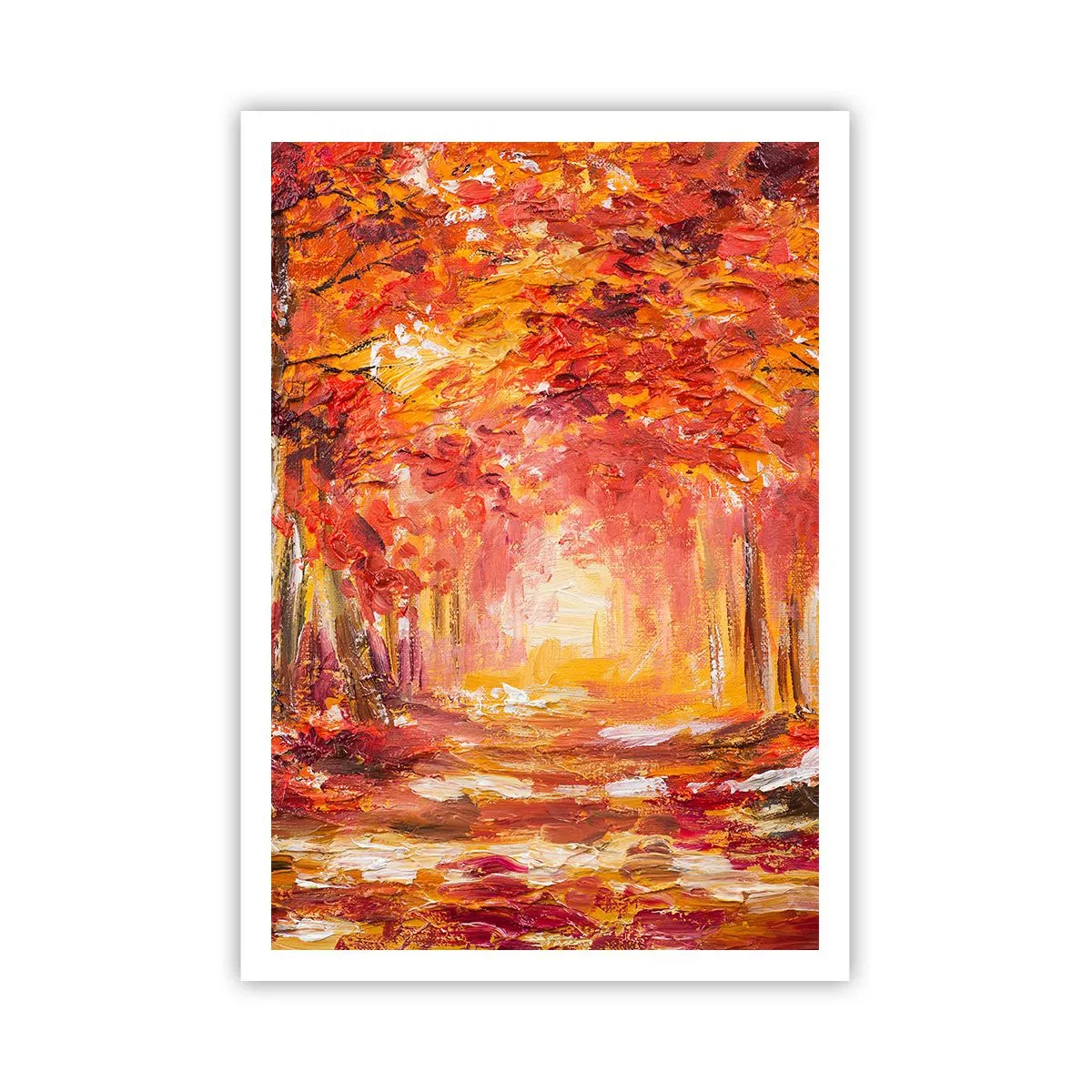 Poster - Foresta di rame - 70x100 cm