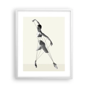 Poster in cornice bianca - Nel teatro del mondo - 40x50 cm