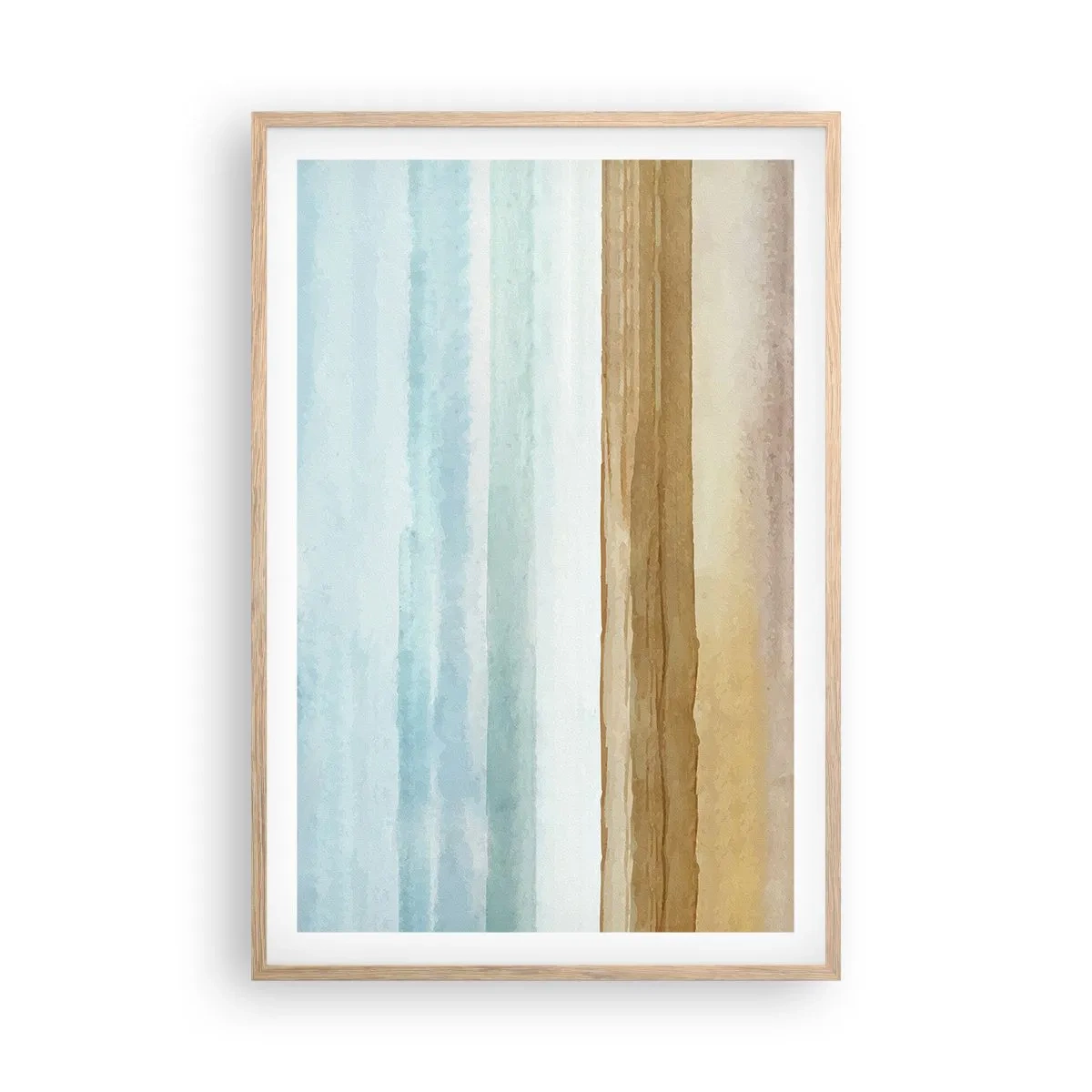 Poster in cornice rovere chiaro - Rilassamento - 61x91 cm