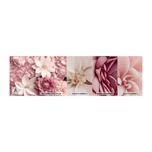 Campione di Fotomurale Premium Sand - Nei petali di rosa - Fiori, Pastello, Luminoso - 100x30 cm