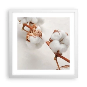 Poster in cornice bianca - Semplicemente un abbraccio - 40x40 cm