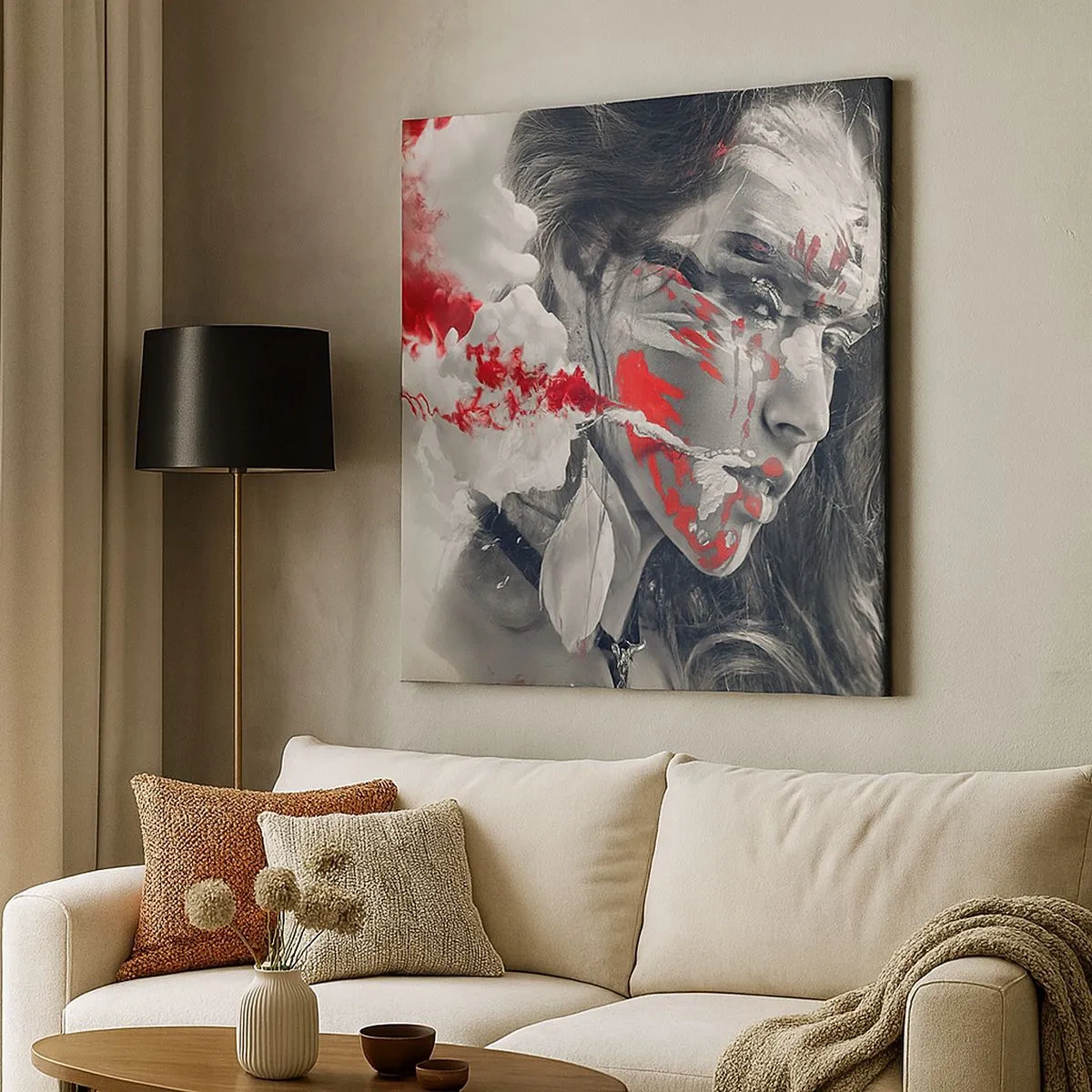 Quadro su tela - Stampe su Tela - Nei vapori dell'assurdo - 30x30 cm