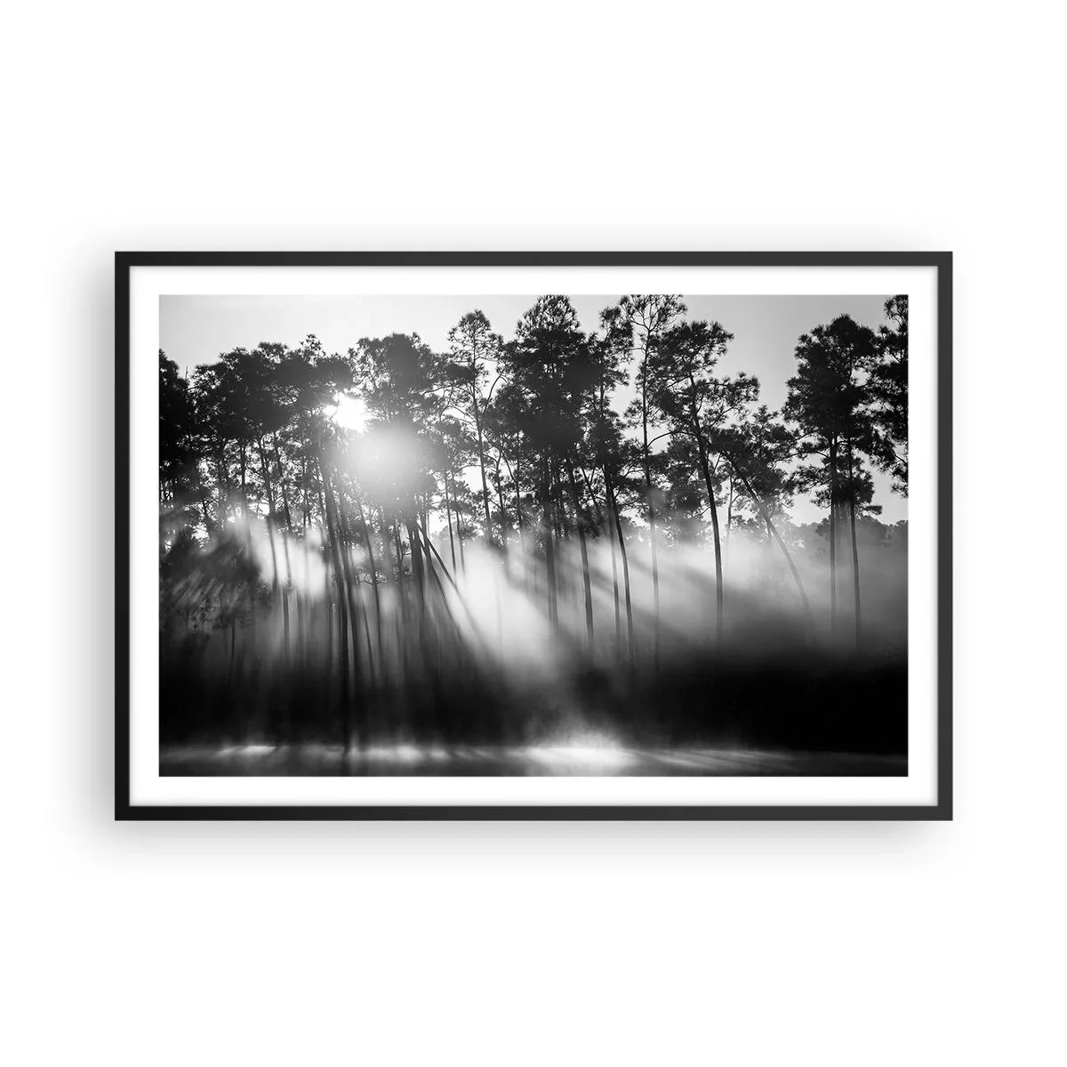 Poster in cornice nera - Sole irrefrenabile - 91x61 cm