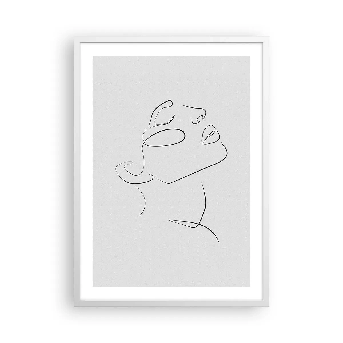 Poster in cornice bianca - I meandri dei sogni - 50x70 cm