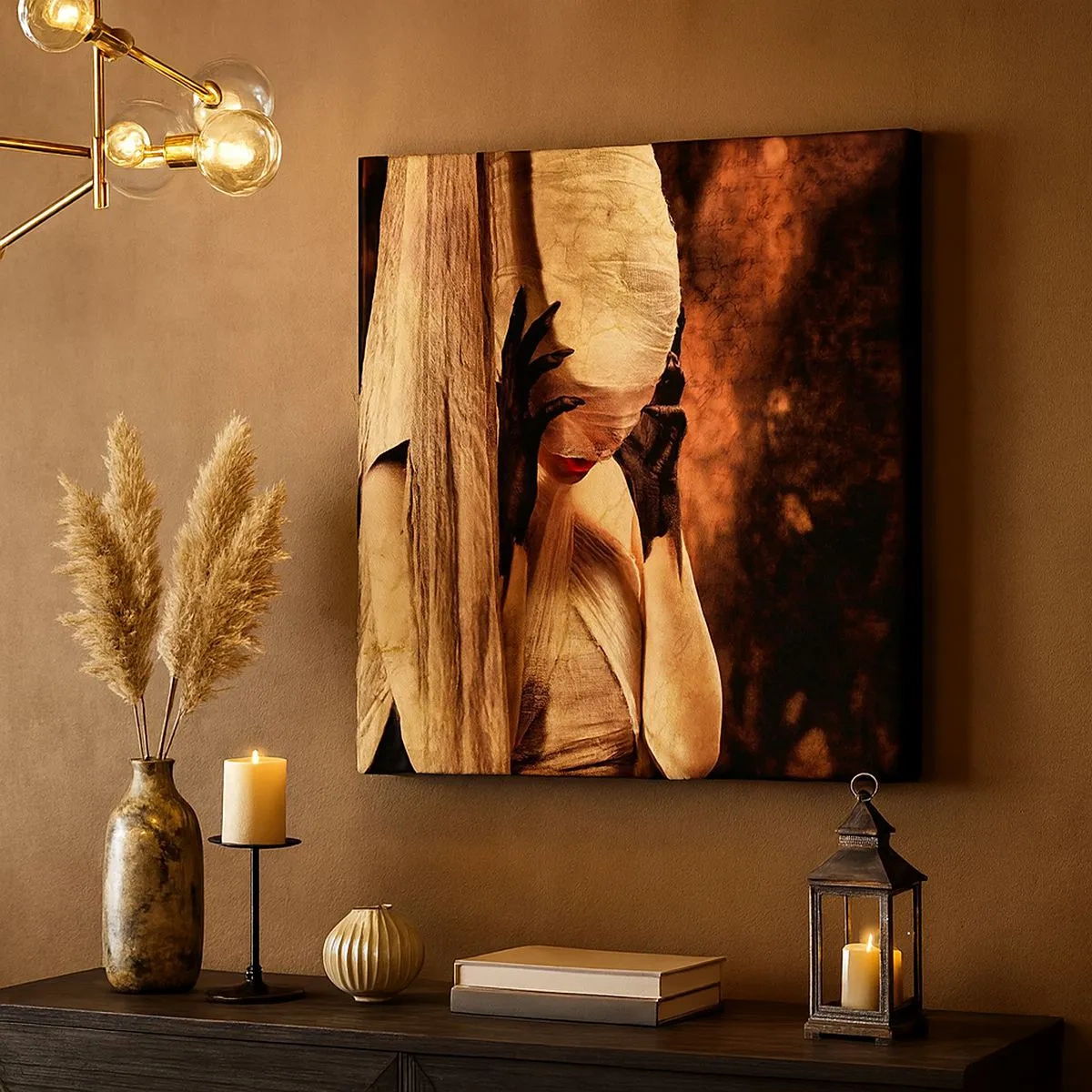 Quadro su tela - Stampe su Tela - Tra il bene e il male - 30x30 cm