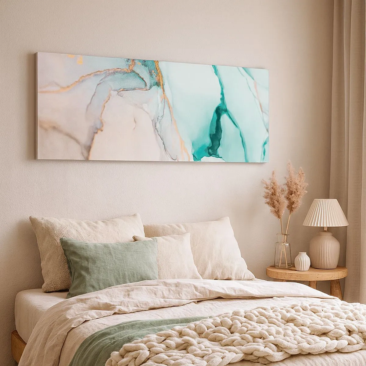 Quadro su tela - Stampe su Tela - Danza di forme e colori - 100x40 cm