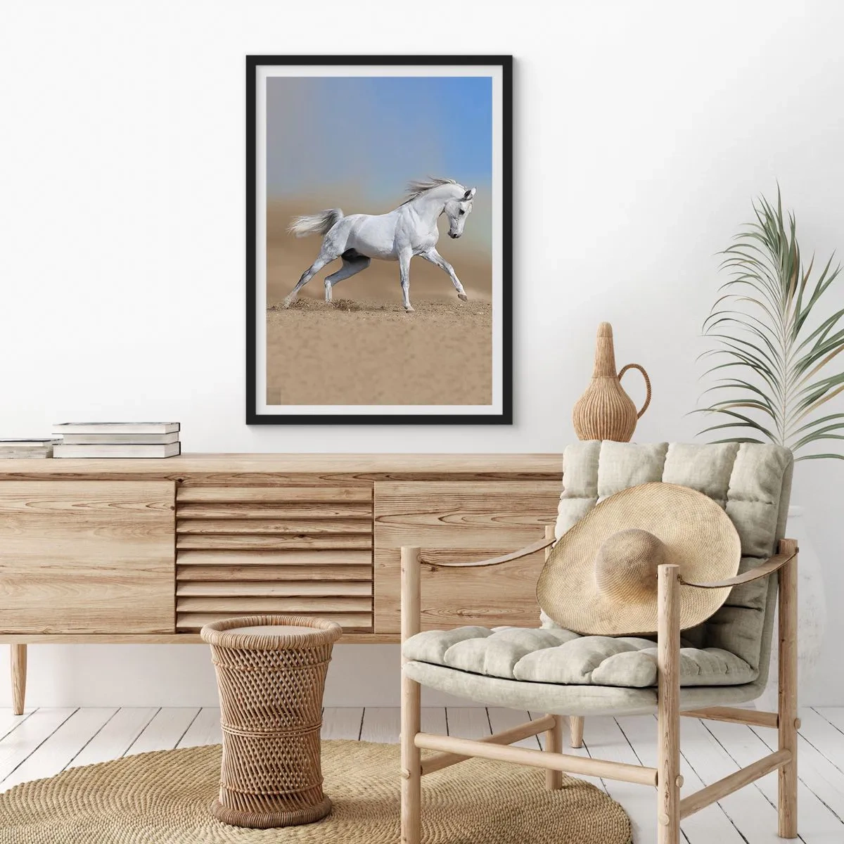 Poster in cornice nera - La più bella favola araba - 40x50 cm