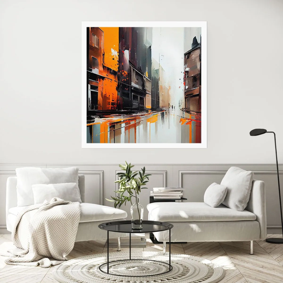 Poster - Un giorno di pioggia - 50x50 cm