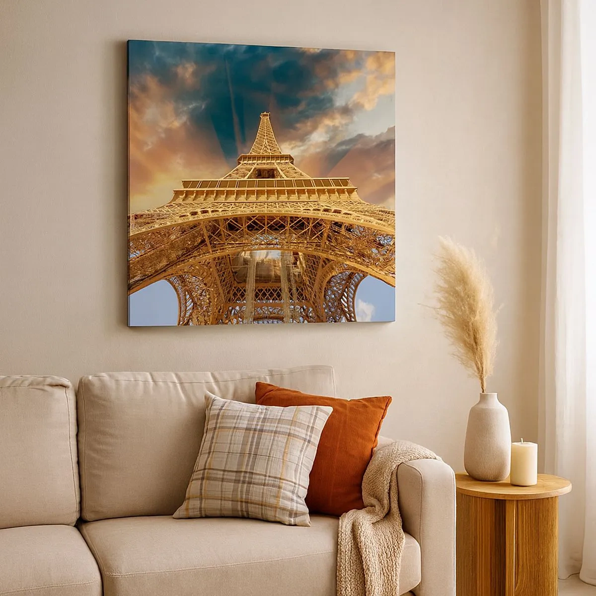 Quadro su tela - Stampe su Tela - Come gli uomini hanno raggiunto il cielo - 30x30 cm