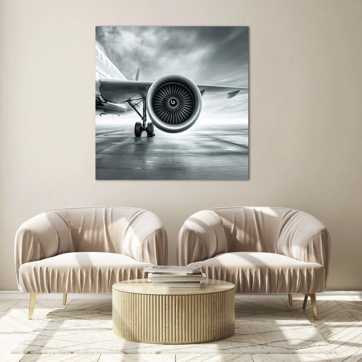 Quadro su vetro - C'è la forza! - 70x70 cm