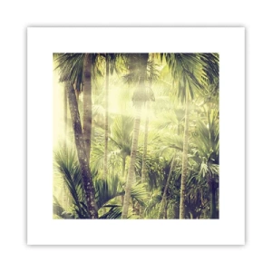 Poster - Nell'afa verde - 30x30 cm