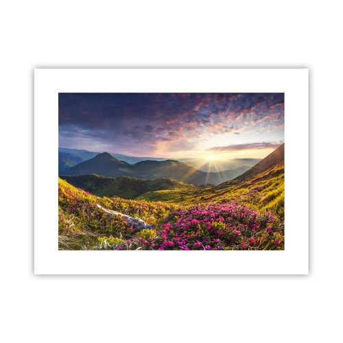 Poster - La freschezza di un mattino sui monti - 40x30 cm