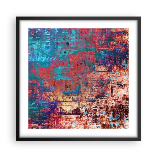 Poster in cornice nera - Memoria e dimenticanza - 50x50 cm