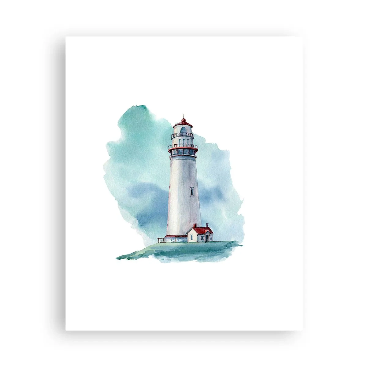 Poster - Il mite amico del blu - 40x50 cm