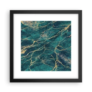 Poster in cornice nera - La vena d'oro - 30x30 cm