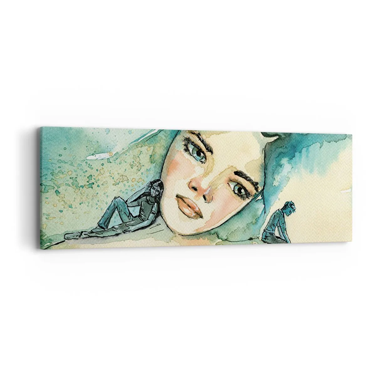 Quadro su tela - Stampe su Tela - Am I blue? - 90x30 cm
