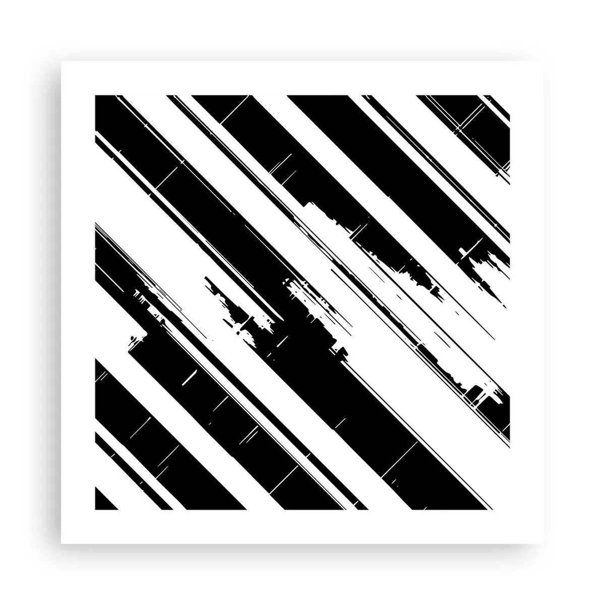 Poster - Composizione intensa e dinamica - 50x50 cm