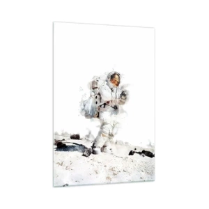 Quadro su vetro - L'inviato della Terra - 70x100 cm