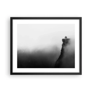 Poster in cornice nera - Al confine del mondo - 50x40 cm