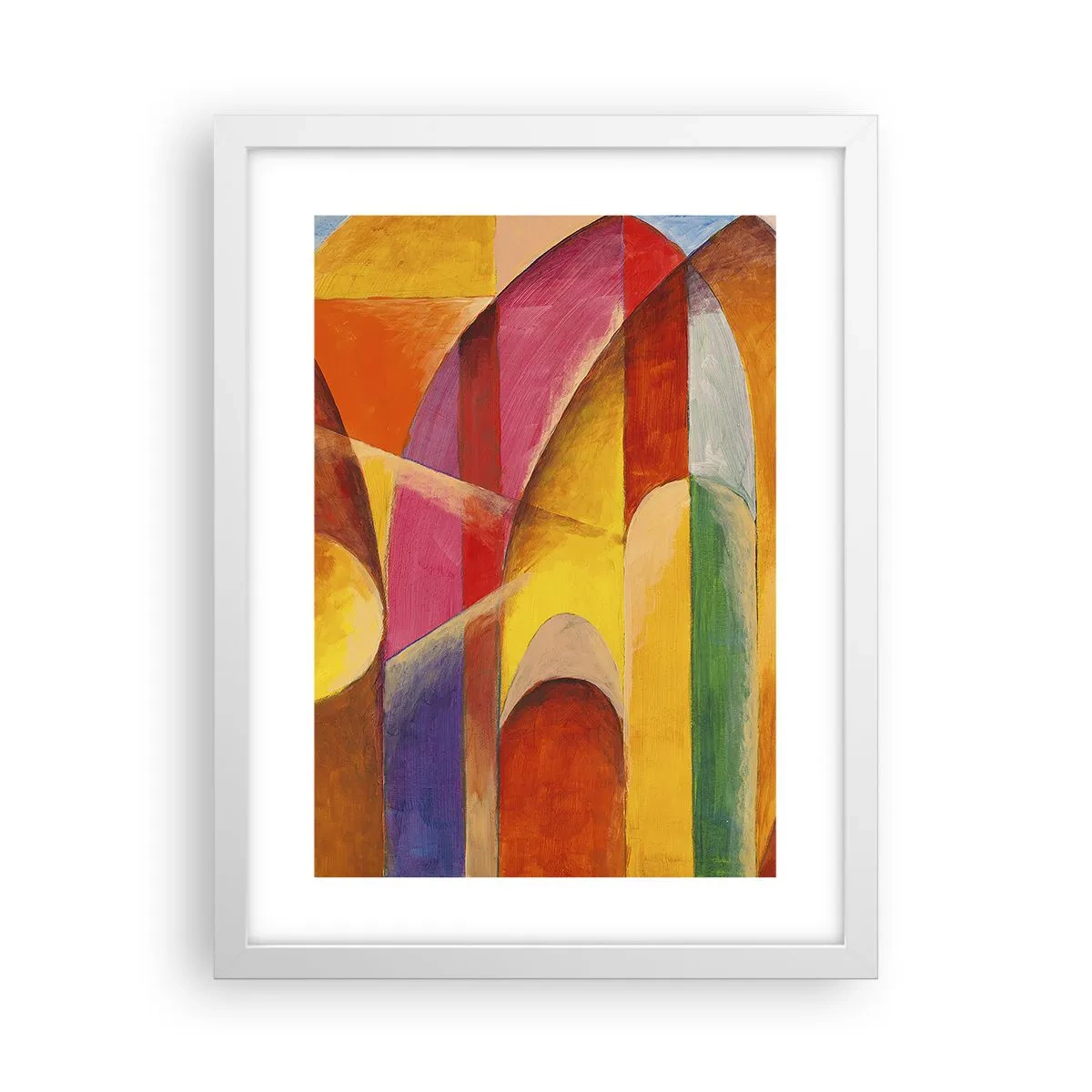 Poster in cornice bianca - La cattedrale del sole - 30x40 cm