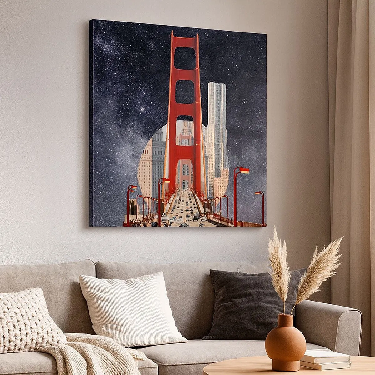 Quadro su tela - Stampe su Tela - Sempre al centro - 30x30 cm