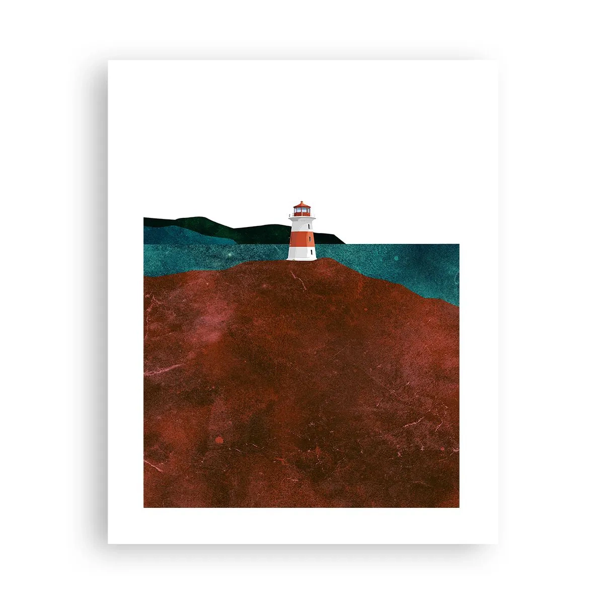 Poster - Contemplando il mare - 40x50 cm