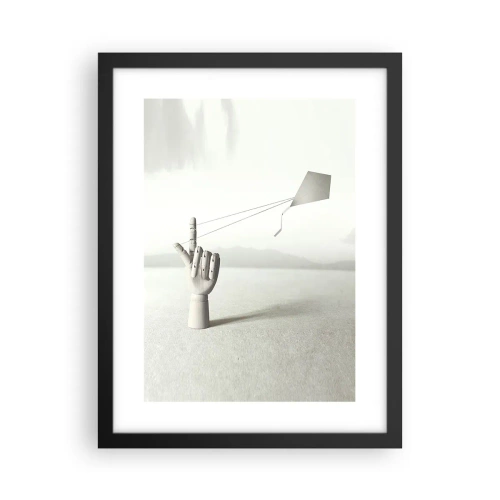 Poster in cornice nera - Prova di forza - 30x40 cm