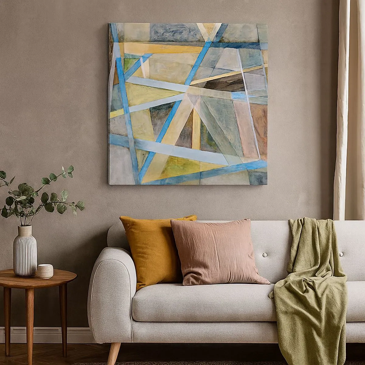 Quadro su tela - Stampe su Tela - Dritto o obliquo? - 30x30 cm