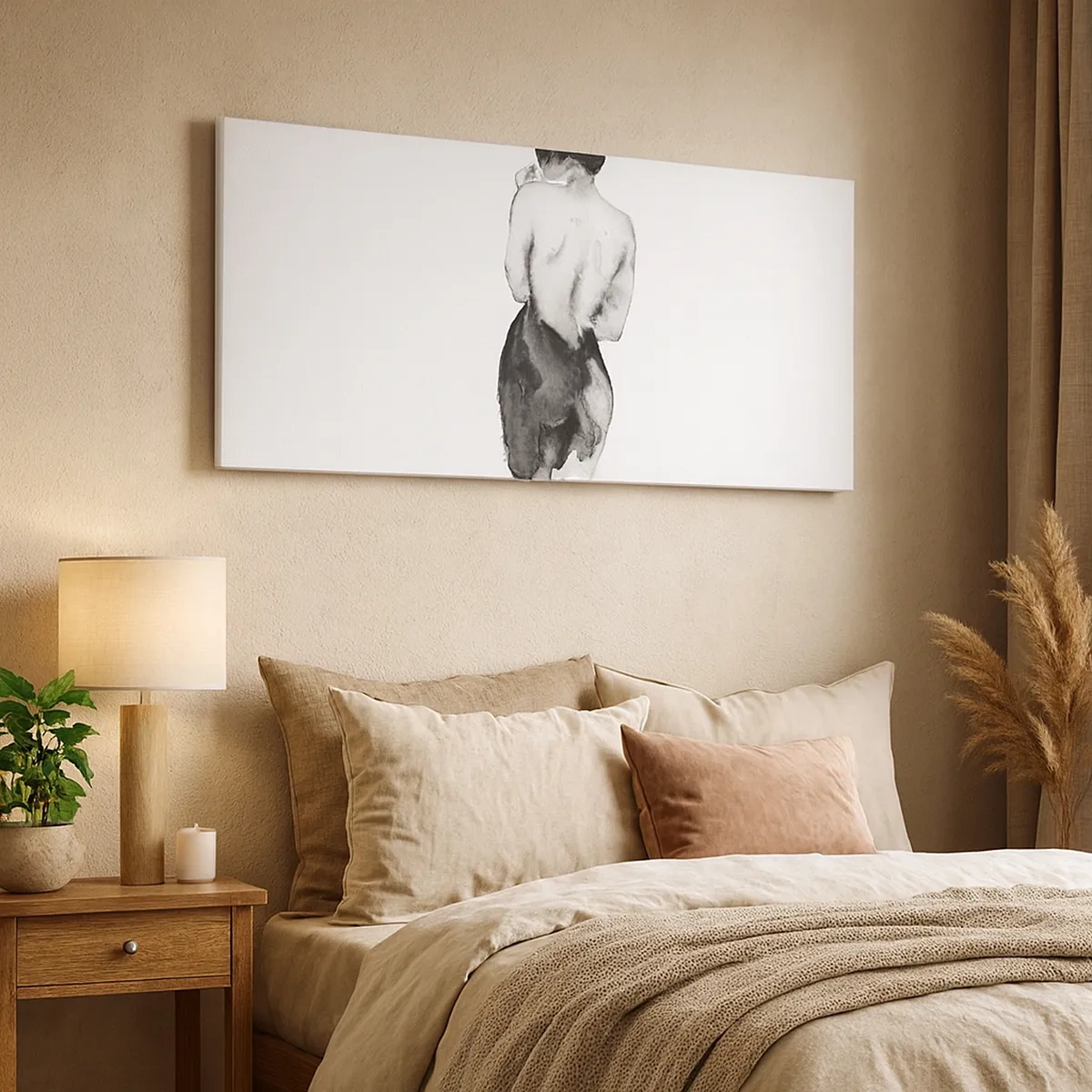 Quadro su tela - Stampe su Tela - Accanto a lei il mondo scompare - 30x30 cm