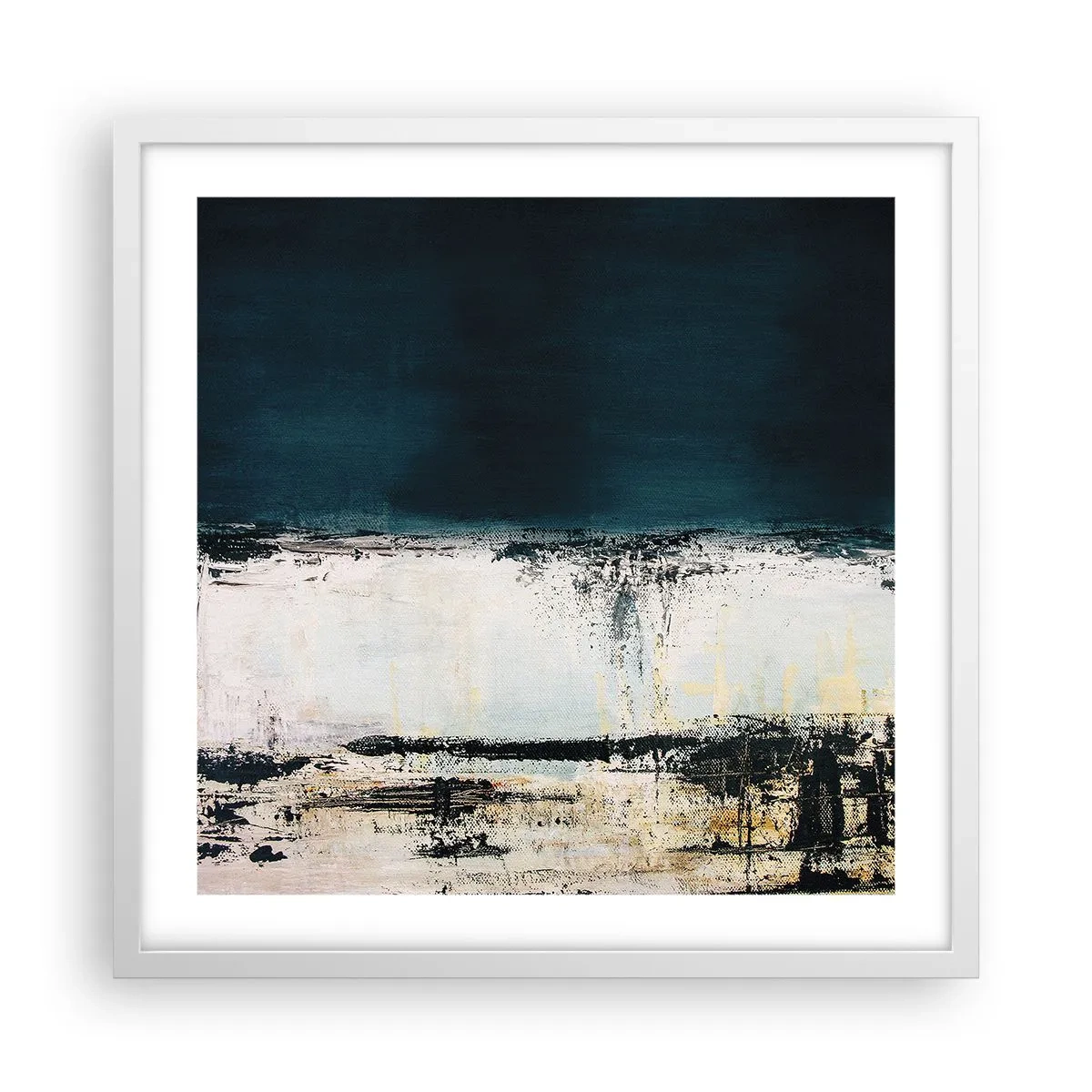 Poster in cornice bianca - Composizione orizzontale - 50x50 cm