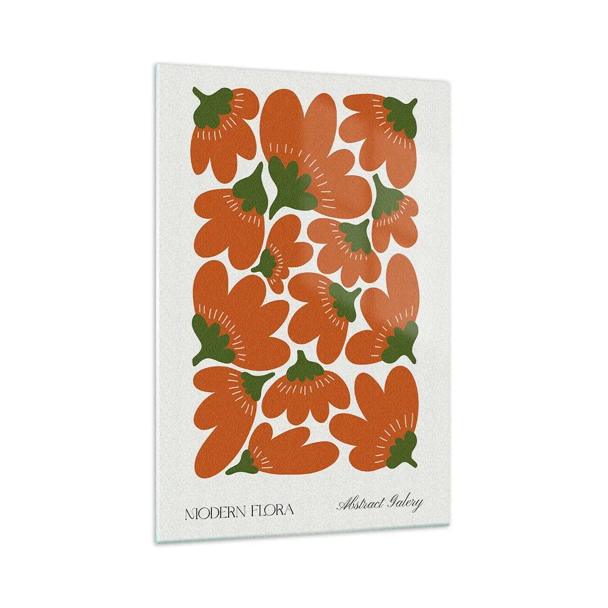 Quadro su vetro - Dalla vita dei fiori - 70x100 cm