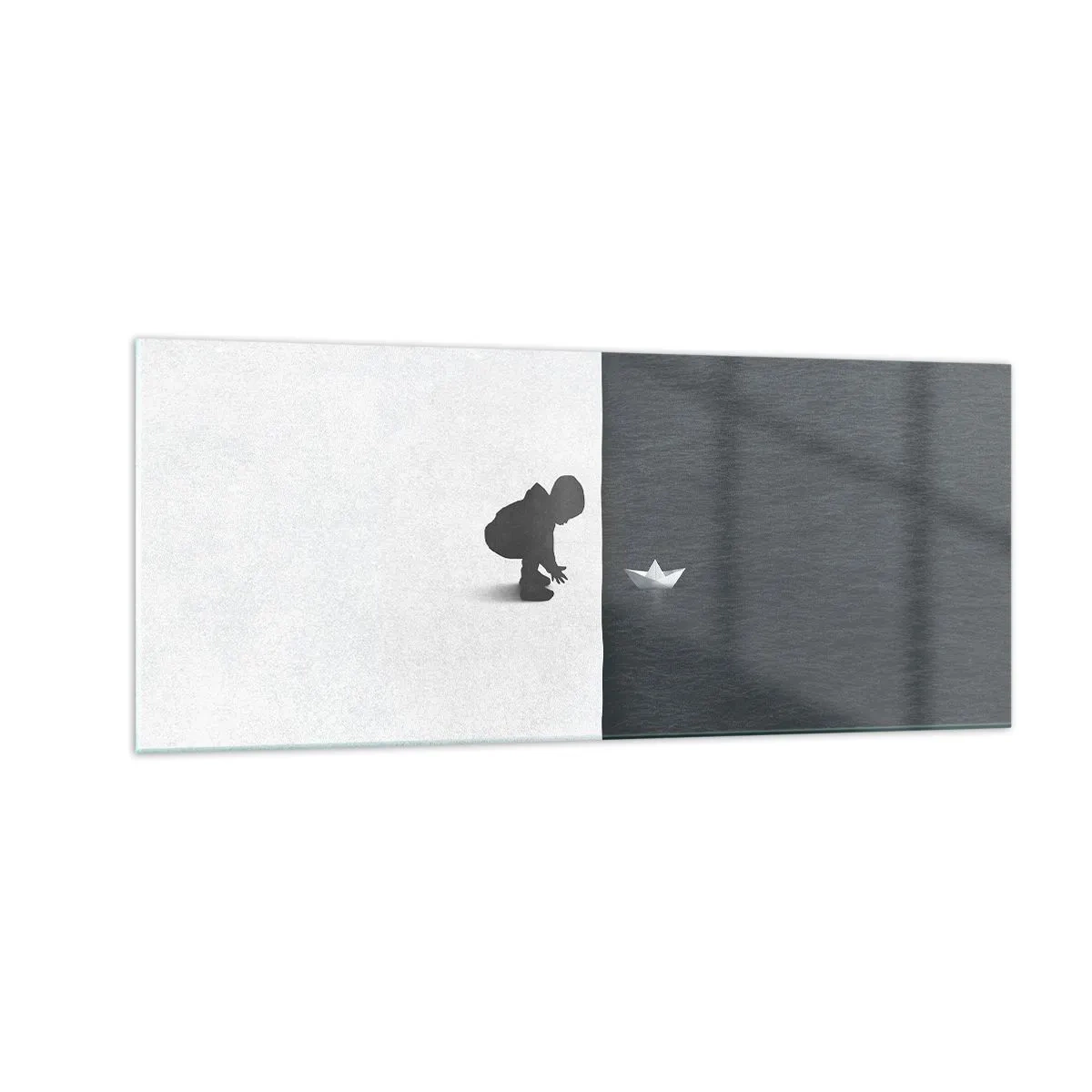 Quadro su vetro - La grande spedizione - 100x40 cm