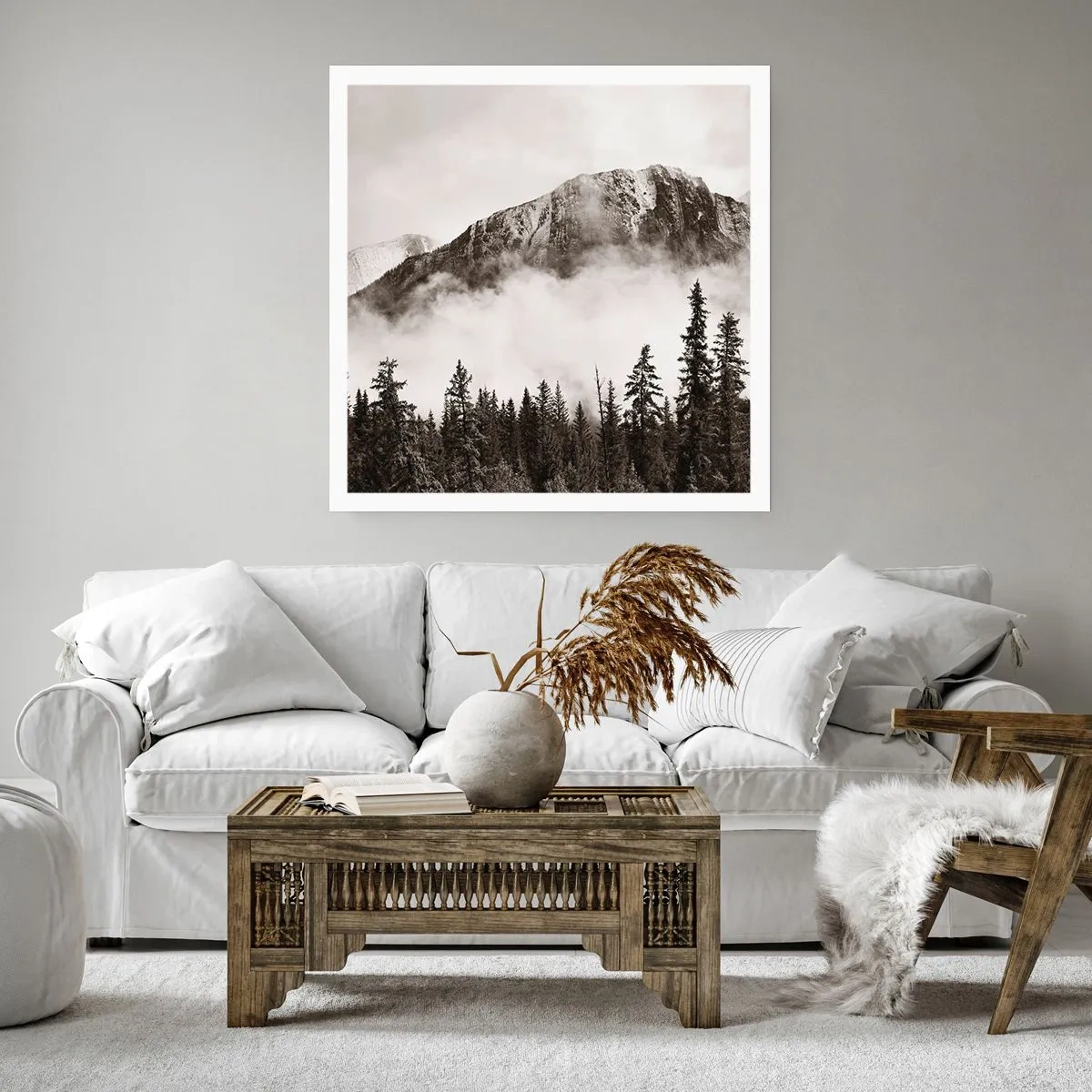 Poster - Il sovrano di granito - 50x50 cm