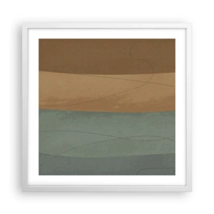 Poster in cornice bianca - Composizione orizzontale - 50x50 cm