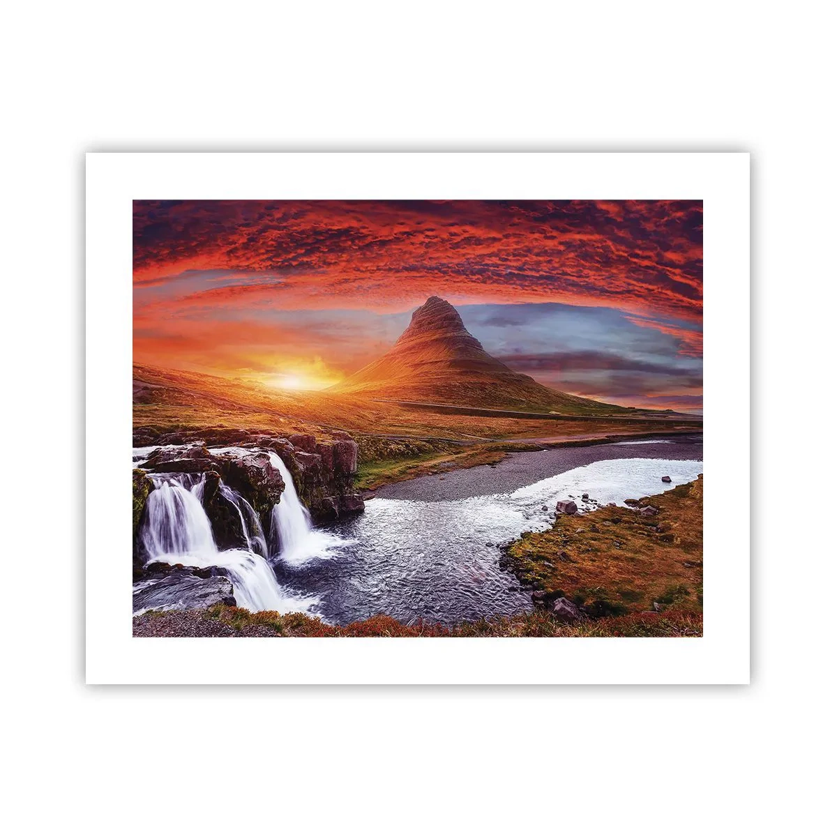 Poster - Paesaggio della Terra di Mezzo - 50x40 cm