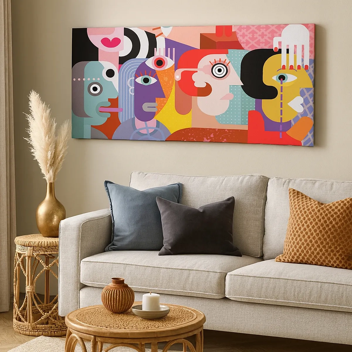 Quadro su tela - Stampe su Tela - Mi manda Picasso - 30x30 cm