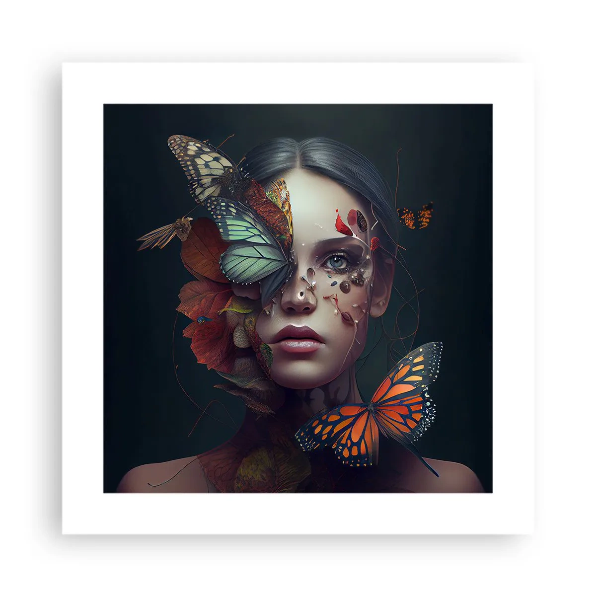 Poster - Metamorfosi fantastica - 40x40 cm