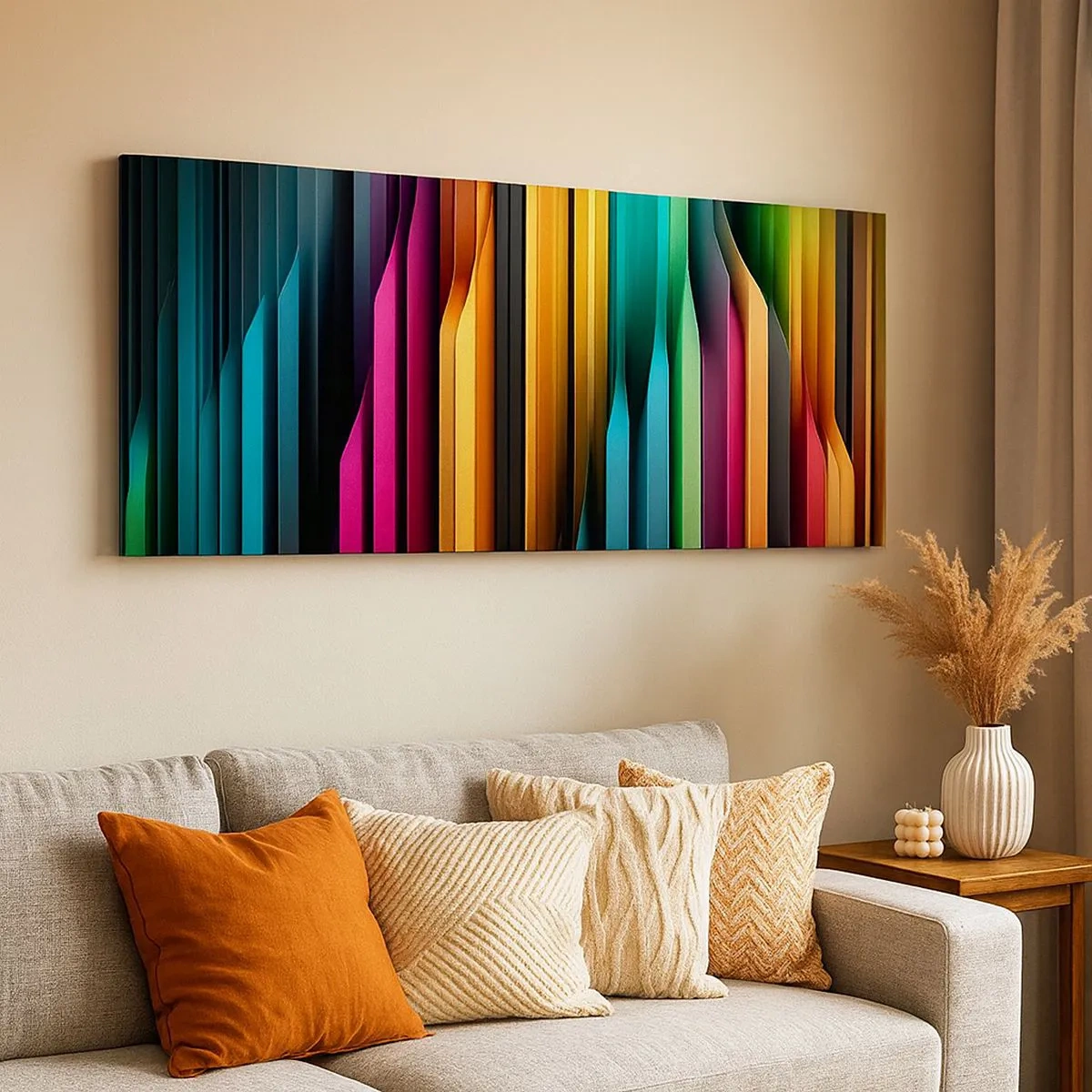 Quadro su tela - Stampe su Tela - Organi di luce - 100x40 cm