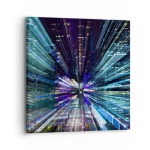 Quadro su tela - Stampe su Tela - Passaggio nell'iperspazio - 30x30 cm