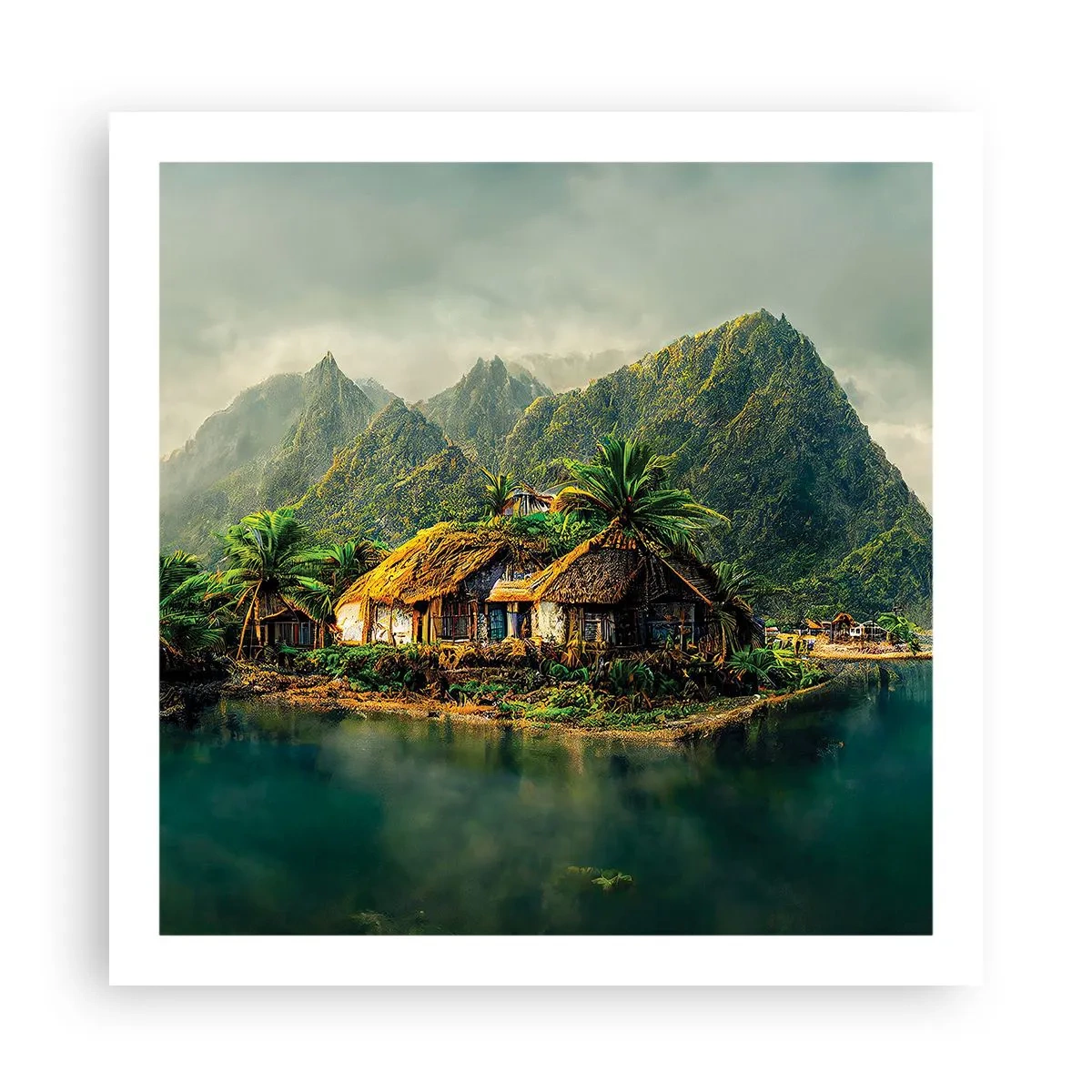 Poster - Paradiso tropicale - 60x60 cm