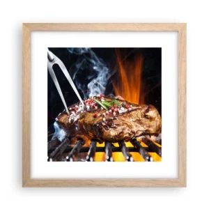 Poster in cornice rovere chiaro - Succosa e profumata - 30x30 cm