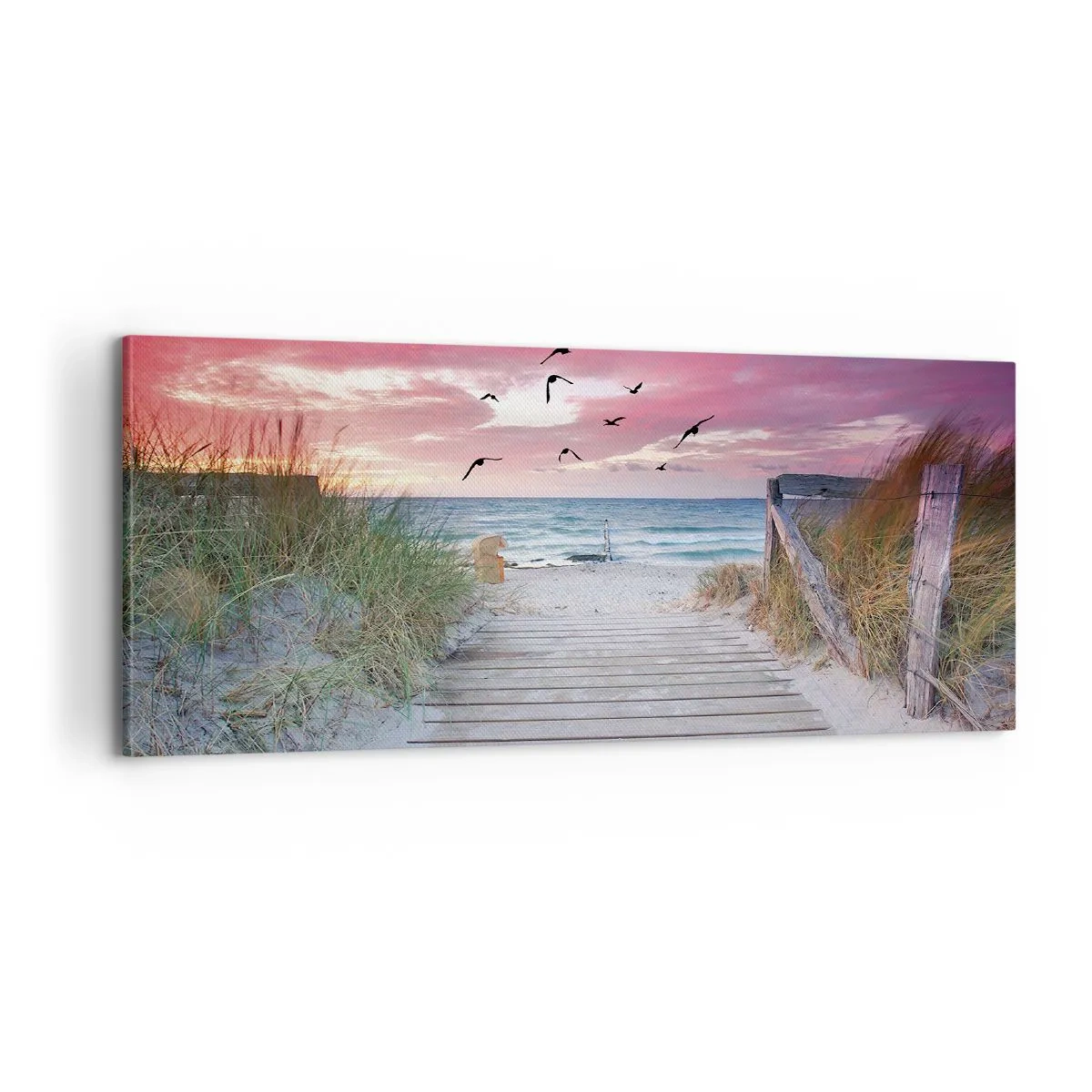 Quadro su tela - Stampe su Tela - Impressioni baltiche - 100x40 cm