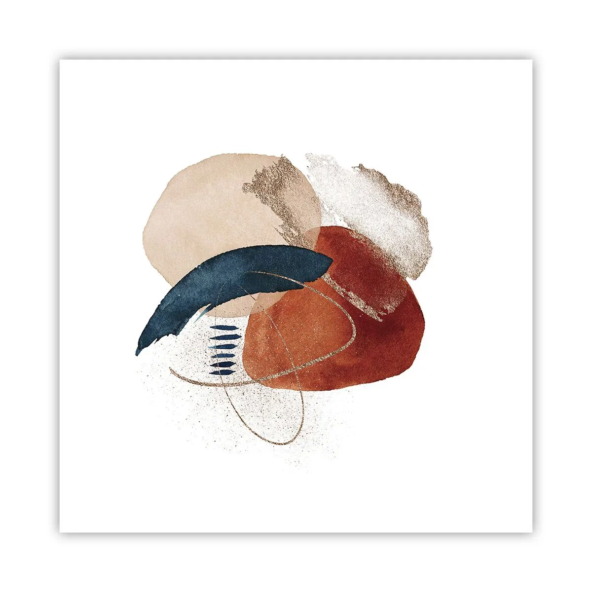 Poster - Composizione ovale - 40x40 cm