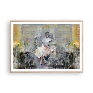 Poster in cornice rovere chiaro - Classica e moderna - 100x70 cm