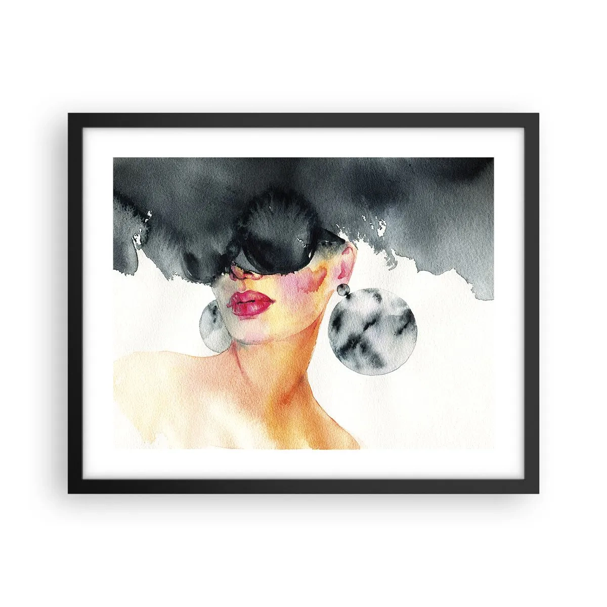 Poster in cornice nera - Il segreto dell'eleganza - 50x40 cm