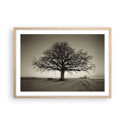 Poster in cornice rovere chiaro - Da qui all'eternità - 70x50 cm