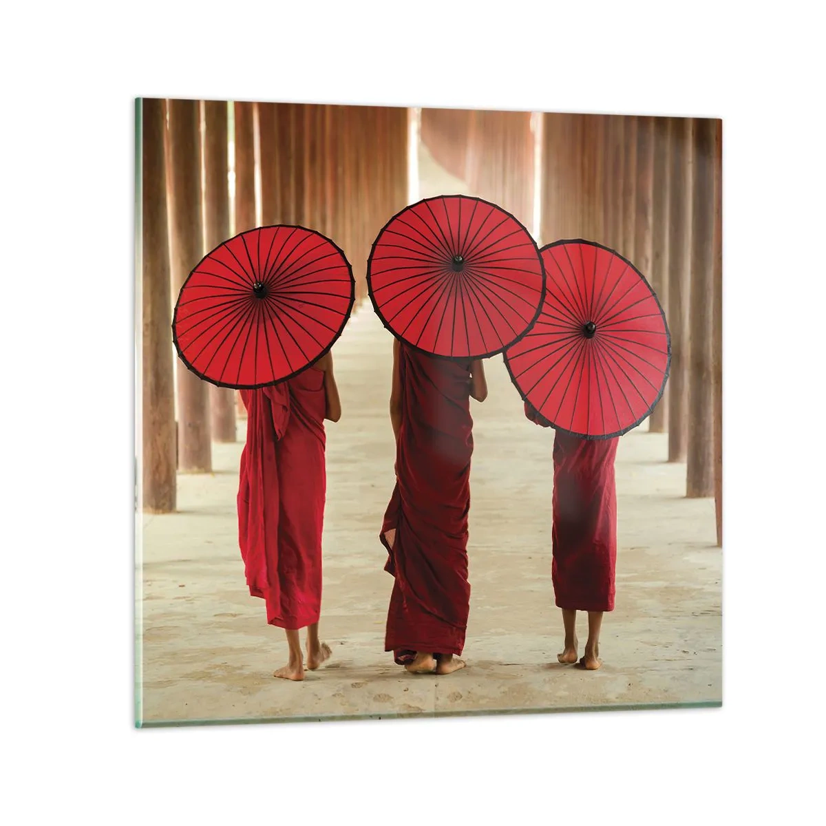 Quadro su vetro - In cammino verso la Terra Pura - 70x70 cm