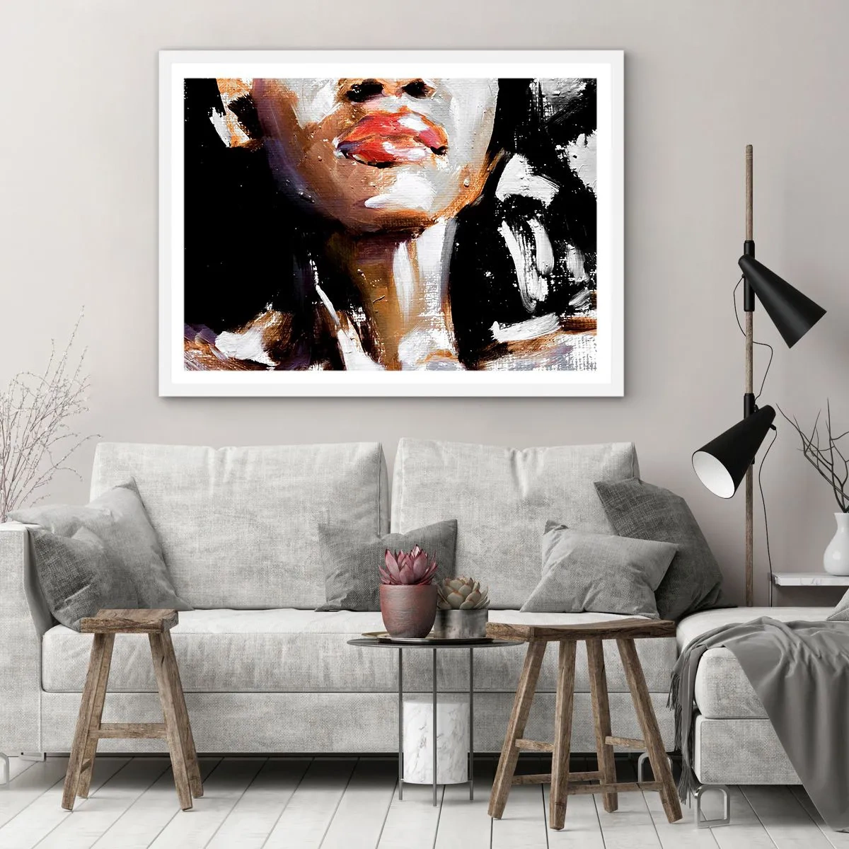 Poster in cornice bianca - Orgoglio senza pregiudizio - 70x50 cm